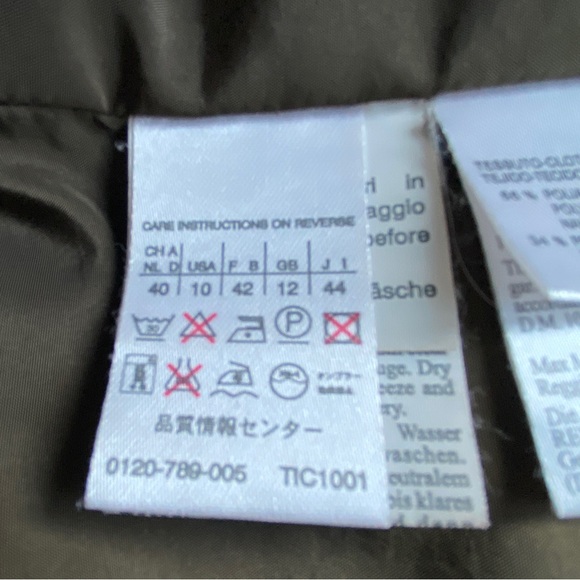 Max Mara Weekend Down Filled Quilted Crop Jacket - 10 - Picture 12 of 16